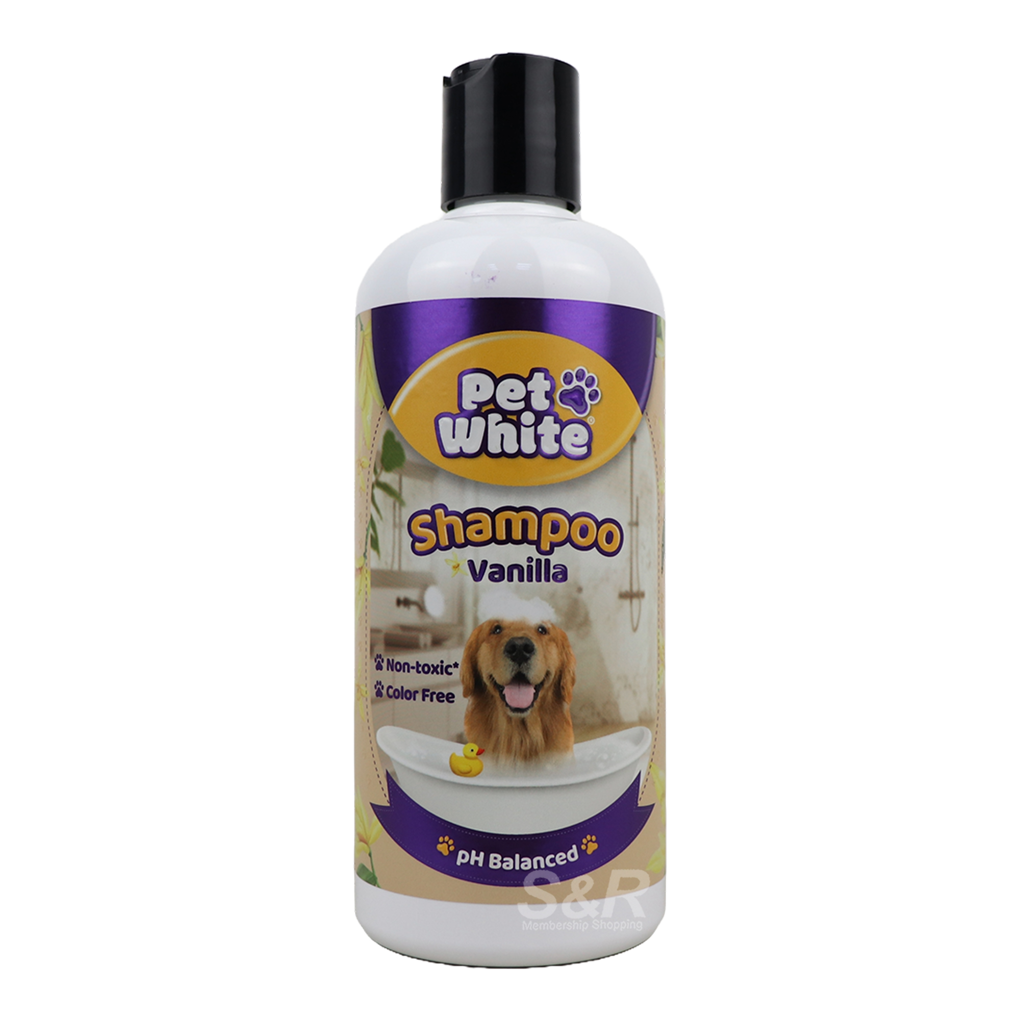 Pet White Pet Shampoo Vanilla Scent 500mL